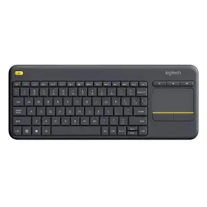 Tipkovnica brezžična Logitech K400 Plus | Slovenski nabor znakov črna + Touchpad (920-008385)