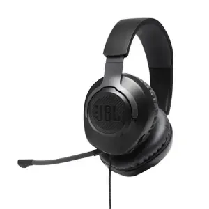 Slušalke žične JBL naglavne z mikrofonom 1x3,5mm Quantum 100 črne (JBLQUANTUM100BLK)