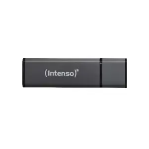 Spominski ključek 32GB USB 2.0 Intenso Alu Line 28MB/s - aluminij/s pokrovčkom/antracit (3521481)