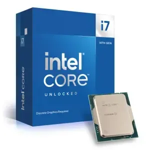 Procesor Intel 1700 Core i7 14700KF 20C/28T 2.5GHz/5.4GHz BOX 125W/253W brez grafike brez hladilnika