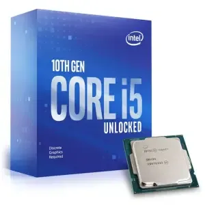 Procesor Intel 1200 Core i5 10600K 6C/12T 4.1GHz/4.8GHz BOX 125W brez grafike brez hladilnika