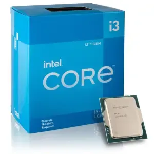 Procesor Intel 1700 Core i3 12100F 4C/8T 3.3GHz/4.3GHz BOX 58W/89W brez grafike hladilnik Intel