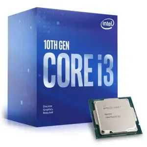 Procesor Intel 1200 Core i3 10100F 4C/8T 3.6GHz/4.3GHz BOX 65W brez grafike hladilnik Intel