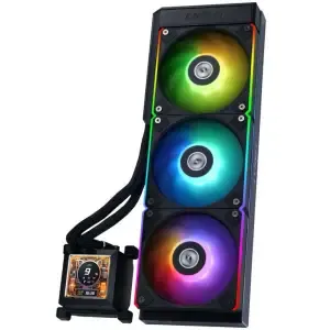 Vodno hlajenje Lian-Li HydroShift LCD - 360mm RGB črna (HSLCD36RB)