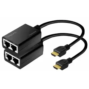 Podaljševalec signala - Line extender - LAN HDMI - do 30m LogiLink (HD0021)
