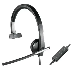Slušalke Logitech USB H650e Headset mono z mikrofonom (981-000514)
