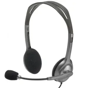 Slušalke Logitech 3.5 H111 stereo z mikrofonom (981-000593)