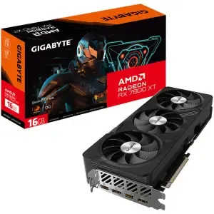 Grafična kartica AMD RX 7800XT GigaByte Gaming OC - 16GB GDDR6 | 2xDisplayport 2.1 2xHDMI 2.1 (GV-R78XTGAMING OC-16GD)