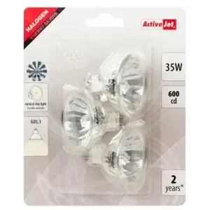 Žarnica Halogen Reflektor ACTIVEJET GU5,3 35W 3kos blister