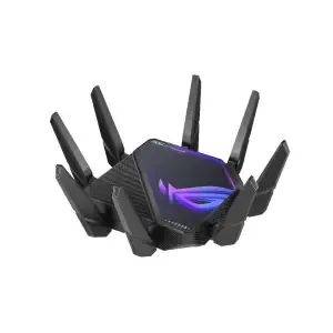 Usmerjevalnik brezžični Asus ROG Rapture GT-AXE16000 WiFi6E 802.11ax AXE16000 4804Mbit/s MESH OFDMA MU-MIMO quadband 4xLAN 2xLAN/WAN10GB 8x antena 4x notranja antena (90IG06W0-MU2A10)