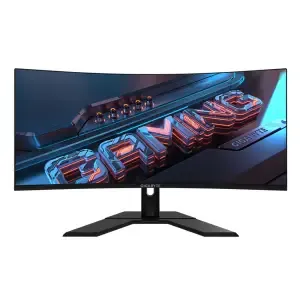 Monitor GigaByte 86,4 cm (34,0") GS34WQC 3440x1440 Curved Gaming VA 1ms 2xHDMI DisplayPort HAS  sRGB120% FreeSync Premium HDR