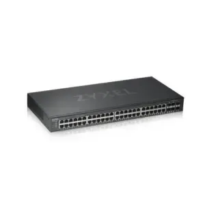 STIKALO 48-PORT ZYXEL GS1920-48v2 50Port Smart Managed Switch 44x Gig. Copper in 4x Gigabit dual pers. hybrid mode standalone ali NebulaFlex Cloud