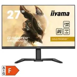 Monitor Iiyama 68,6 cm (27,0") GB2790QSU-B5 2560x1440 Gaming 240Hz Fast-IPS 1ms HDMI DisplayPort 2xUSB3.2 Pivot Zvočniki  FreeSync Premium HDR400 G-Master