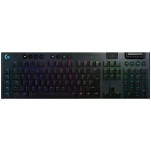 Gaming Tipkovnica brezžična Logitech G915 LIGHTSPEED RGB GL Clicky UK | SLO gravura črna RGB (920-009111)