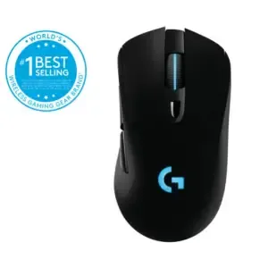 Miš Logitech brezžična optična gaming G703 Hero LightSpeed 16K senzor (910-005640)