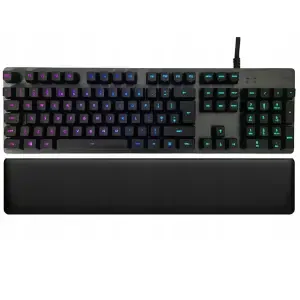 Gaming Tipkovnica Žična Logitech G513 karbon GX Blue (Clicky) US international | SLO gravura črna RGB (920-008934)