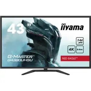 Monitor Iiyama 108 cm (42,5") G4380UHSU-B1 3840x2160 Gaming 144Hz LED 0,4ms 2xHDMI DisplayPort 4xUSB3.2 Zvočniki 2x7W FreeSync Premium G-Master Daljinec