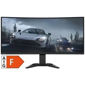 Monitor Lenovo 86,4 cm (34,0") G34w-30 3440x1440 Curved Gaming 170Hz-OC VA 0,5ms 2xHDMI DisplayPort HAS Zvočniki 2x3W sRGB99% FreeSync Premium HDR10