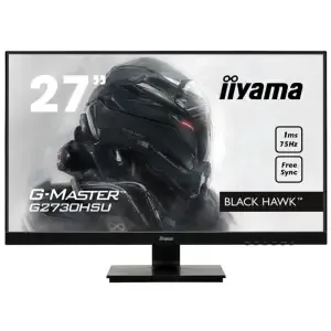 Monitor Iiyama 68,6 cm (27,0") G2730HSU-B1 1920x1080 Gaming 75Hz TN 1ms VGA HDMI DisplayPort 2xUSB2.0 Zvočniki  FreeSync BlackHawk