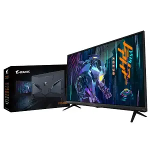 Monitor GigaByte 109,2 cm (43,0") FV43U 3840x2160 Gaming 144Hz VA 1ms HDMI DisplayPort USB-C 2xUSB3.0 Zvočniki sRGB150% FreeSync Premium Pro KVM HDR1000 Aorus