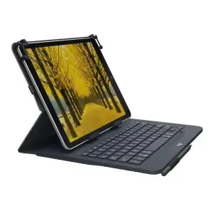 Ovitek za tablični računalnik 25,4cm (9"/10,1") Tipkovnica BT Logitech Universal Folio za 9-10" tablice črna SLO gravura