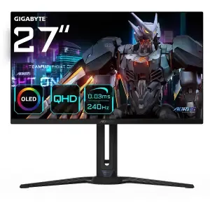 Monitor Asus 68,6 cm (27,0") FO27Q2 EK 2560x1440 Gaming 240Hz OLED 0,03ms 2xHDMI DisplayPort USB-C 18W 2xUSB3.2 Pivot DCI-P3-99% FreeSync Premium HDR10 ROG Swift