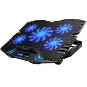 Stojalo za prenosnik Ewent EW1259 do 17,3" - nastavljiva višina 5x tih ventilator 2xUSB