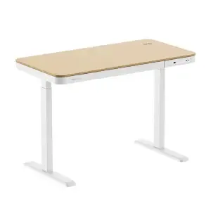 Dvižna miza Logilink električna 720-1200mm bela / les (EO0055W)