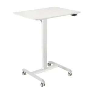 Dvižna miza Logilink električna 740-1140mm bela na kolesih (EO0050W)