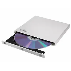 DVD-RW Externi Liteon EBAU108 8X USB slim zunanji zapisovalnik, bel