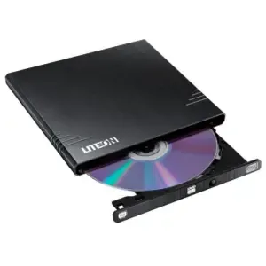 DVD-RW  Externi Liteon EBAU108 8X USB slim zunanji zapisovalnik, črn (EBAU108-11)