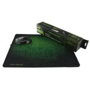 Podloga za miško Esperanza EA146G Črna, zelena 440x354mm
