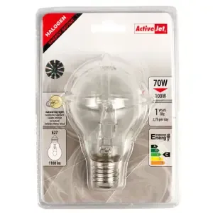 Žarnica Halogen ACTIVEJET E27 70W