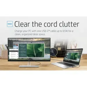 Monitor HP 60,5 cm (23,8") E24u G4 1920x1080 IPS 5ms HDMI DisplayPort USB-C 65W DP-Out 4xUSB3.2 Pivot 3H sRGB99%