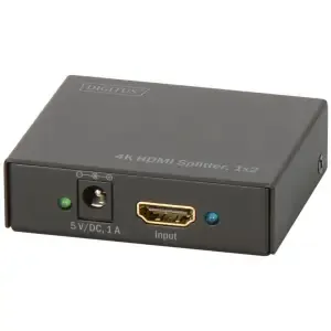 Podatkovni preklopnik 1xHDMI => 2xHDMI Digitus 4K splitter DS-46304
