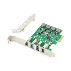 Kontroler PCI-Express => 4x USB 3.0 Digitus DS-30226 Low profile