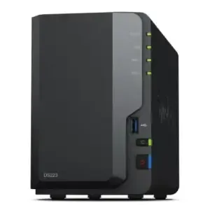 NAS ohišje Synology DS-223 (2GB, Realtek RTD1619B) All-In-One server 2x 3.5" SATA