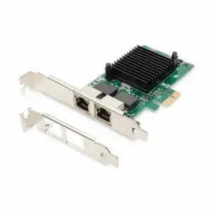 Mrežna kartica PCIe 2xRJ45 Digitus + Low Profile (DN-10132)