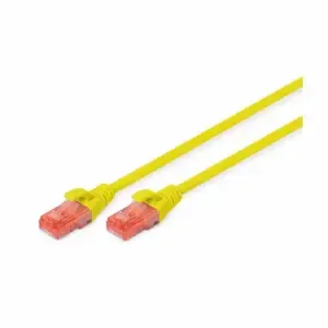 KABEL PATCH UTP Cat 6 2,00m RJ45 1Gbit Digitus - rumen (DK-1617-020/Y)