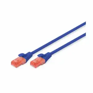 KABEL PATCH UTP Cat 6 2,00m RJ45 1Gbit Digitus - moder (DK-1617-020/B)