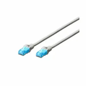 KABEL PATCH UTP Cat 5e 5,00m RJ45 10/100 Digitus - siv (DK-1511-050)