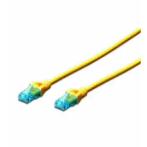 KABEL PATCH UTP Cat 5e 2,00m RJ45 10/100 Digitus - rumen (DK-1511-020/Y)