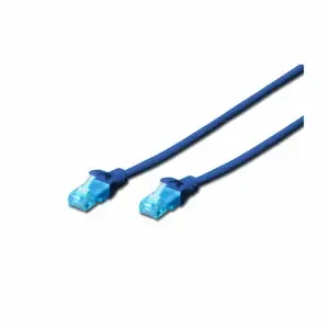 KABEL PATCH UTP Cat 5e 2,00m RJ45 10/100 Digitus - moder (DK-1511-020/B)
