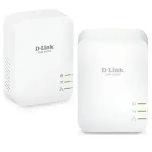 HPAV Power line 1xLAN RJ45 220V (1+1) 1000Mbit/s D-LINK DHP-601AV