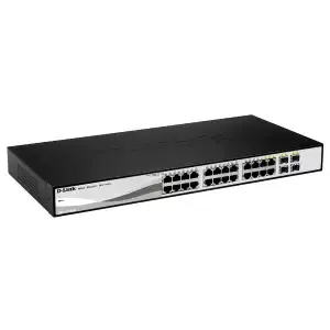 STIKALO 24-PORT D-link Smart 100/1000 Samostoječe/Rack (DGS-1210-24)