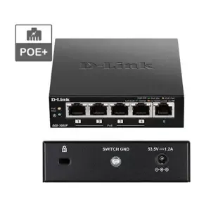 STIKALO 5-PORT D-link 100/1000 1000 PoE (DGS-1005P/E)
