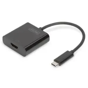 Adapter USB-C => HDMI 4K Digitus 19.5cm črn