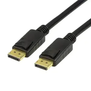 Kabel DisplayPort (m) => DisplayPort (m) 3,0m LogiLink dvojno oklopljen pozlačeni konektorji 8K@60Hz (CV0121)