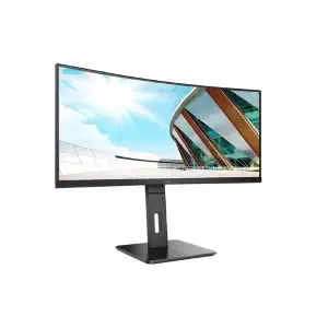 Monitor AOC 86,4 cm (34,0") CU34P2A 3440x1440 Curved 100Hz VA 1ms 2x HDMI DisplayPort 4xUSB3.0 HAS Zvočniki 2x3W 3H sRGB120% PRO