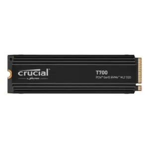 Disk SSD M.2 NVMe PCIe 5.0 2TB Crucial T700 2280 12400/11800MB/s s hladilnikom (CT2000T700SSD5)